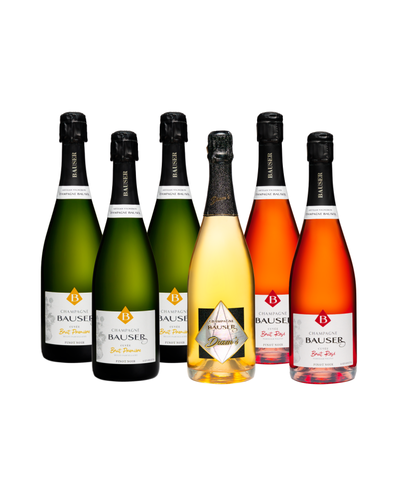 Festin en Bulles | 6 Bottles of Champagne for Festive Meals | End-of-Year Offer