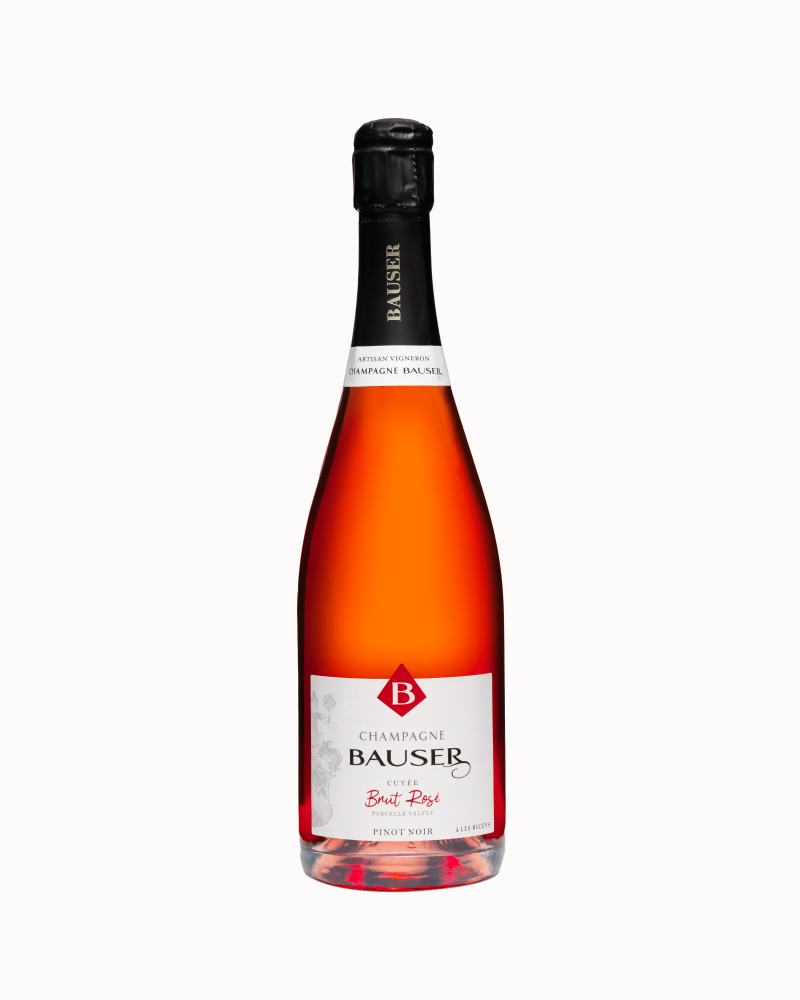 Champagne Bauser, Champagne Rosé, 100% Pinot Noir, Brut