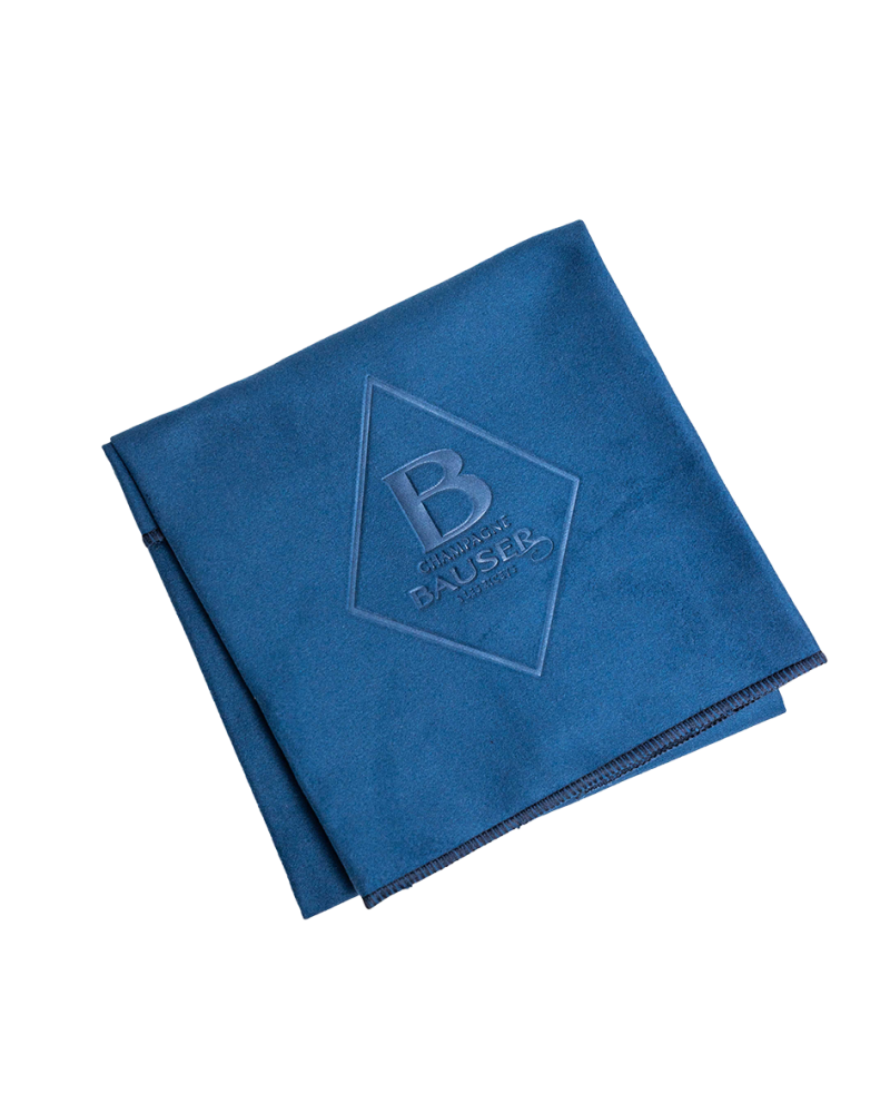 Serviette bleue